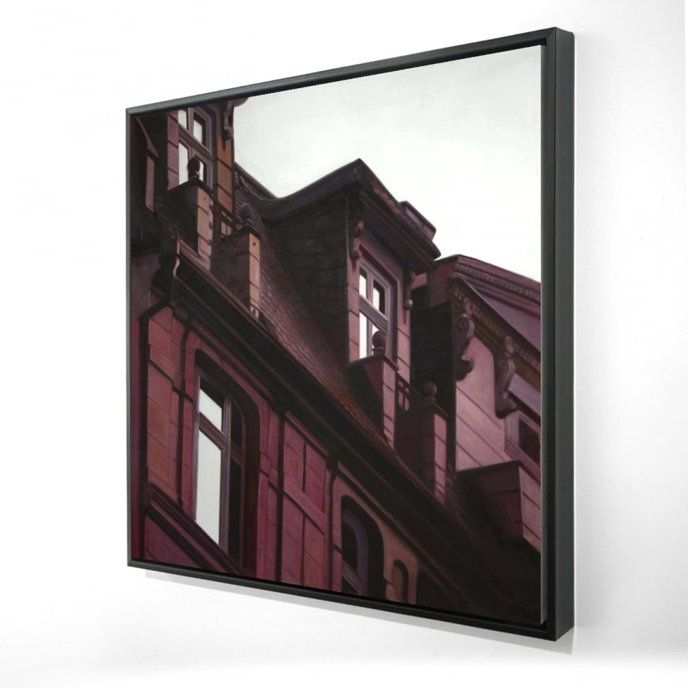 2081-3636-AR9 36 x 36 in. Architectural Building - Hyperrealist Canvas for Home Decor