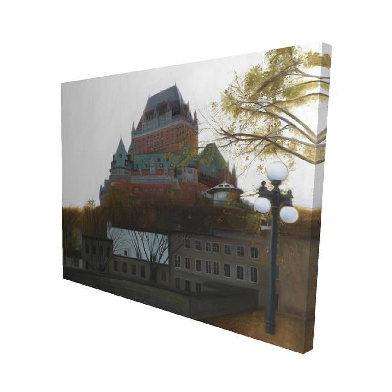 16 x 20 in. Le Chgteau De Frontenac In Autumn-Print on Canvas