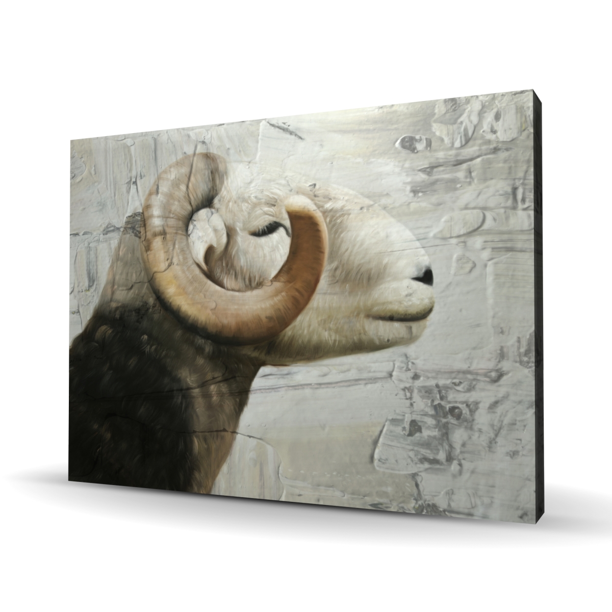 C1RC3648SH3CHD 36 x 48 in. Aries - Brown Rustic Canvas Art for Home Decor - Stylish Accent