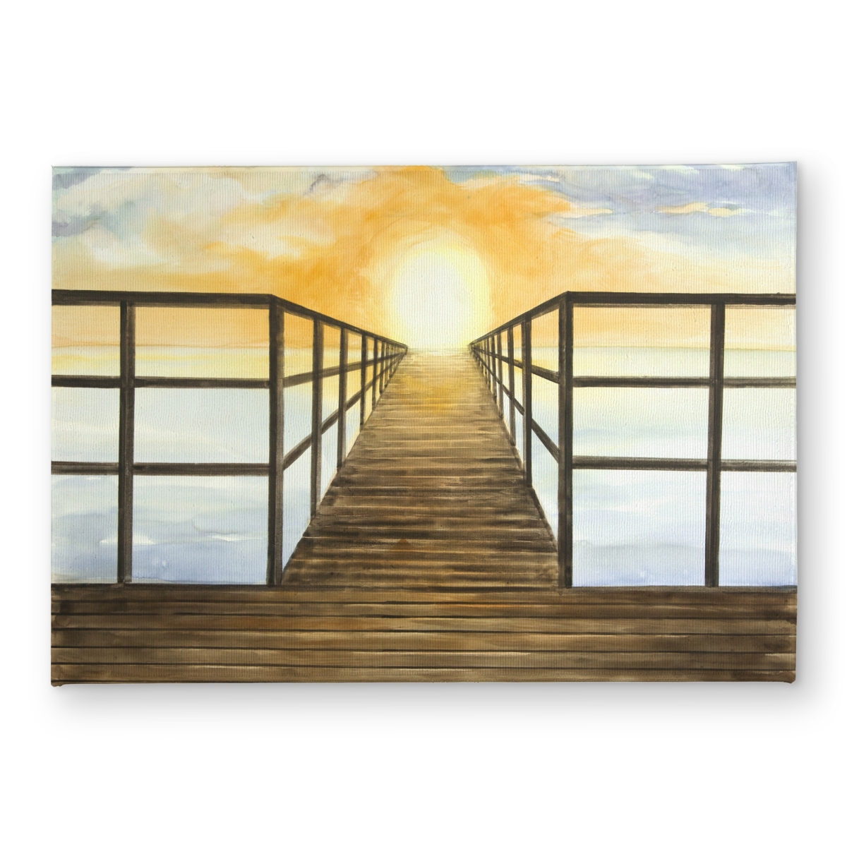 CODM1724OZHAIQ 17 x 24 in. Sunset in the Sea - Exotic Coastal Indoor Outdoor Door Mat