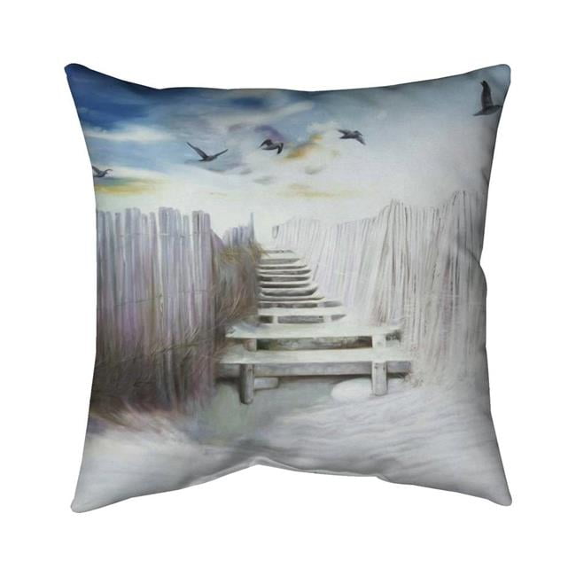 20 x 20 in. Break At The Beach-Double Sided Print Indoor Pillow