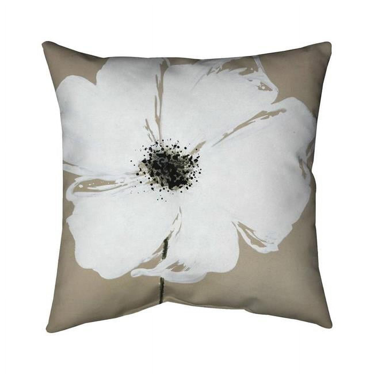 20 x 20 in. Abstract Color Splash Petals Flower-Double Sided Print Indoor Pillow