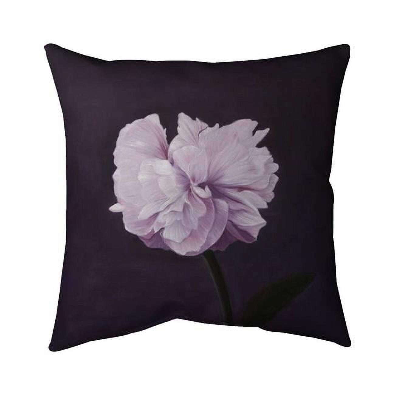 20 x 20 in. Beautiful Purple Flower-Double Sided Print Indoor Pillow