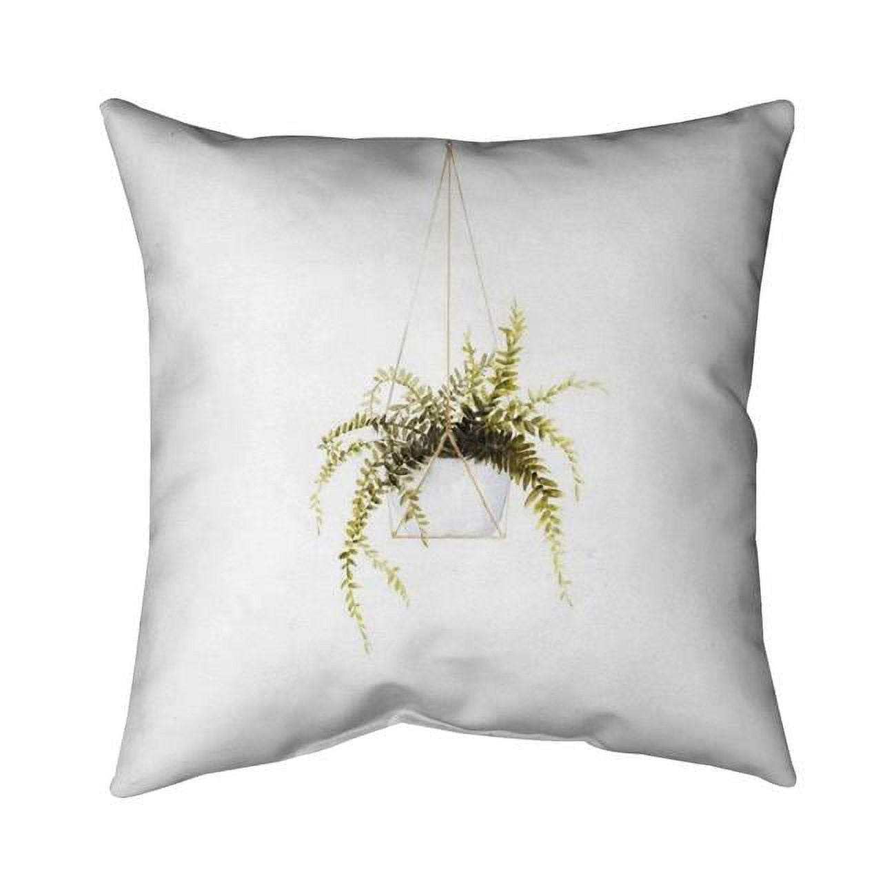20 x 20 in. Suspended Fern-Double Sided Print Indoor Pillow