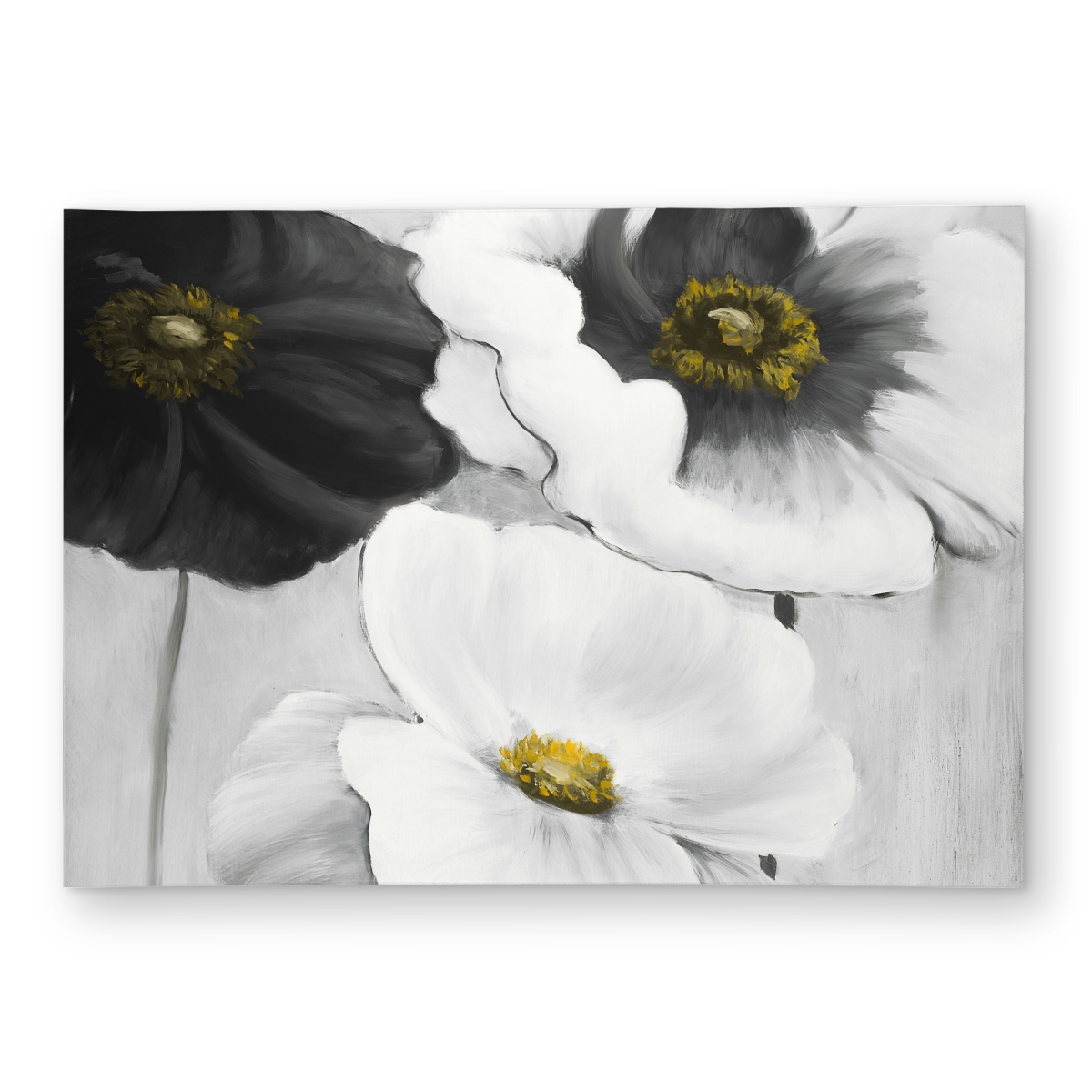 C1ROAR572E6RWS 5 x 7 ft. Assorted White Flowers Outdoor Area Rug - Botanical Decor - Rectangle