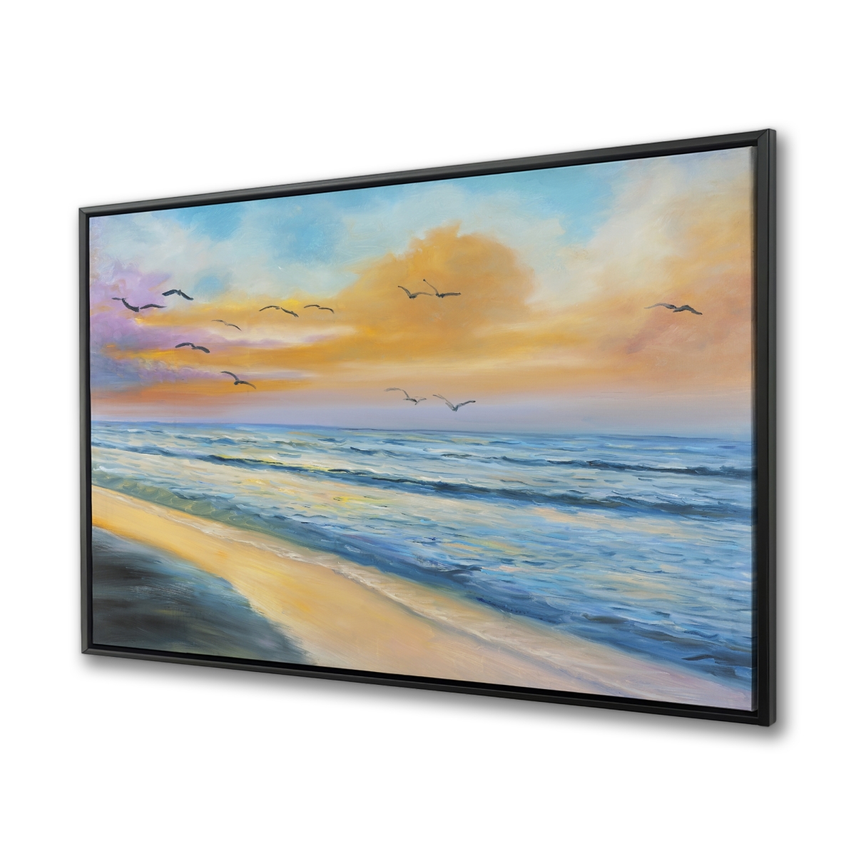C1FC3648OH1NJ2 36 x 48 in. Breathtaking Tropical Sunset Canvas - Exotic Beach Decor