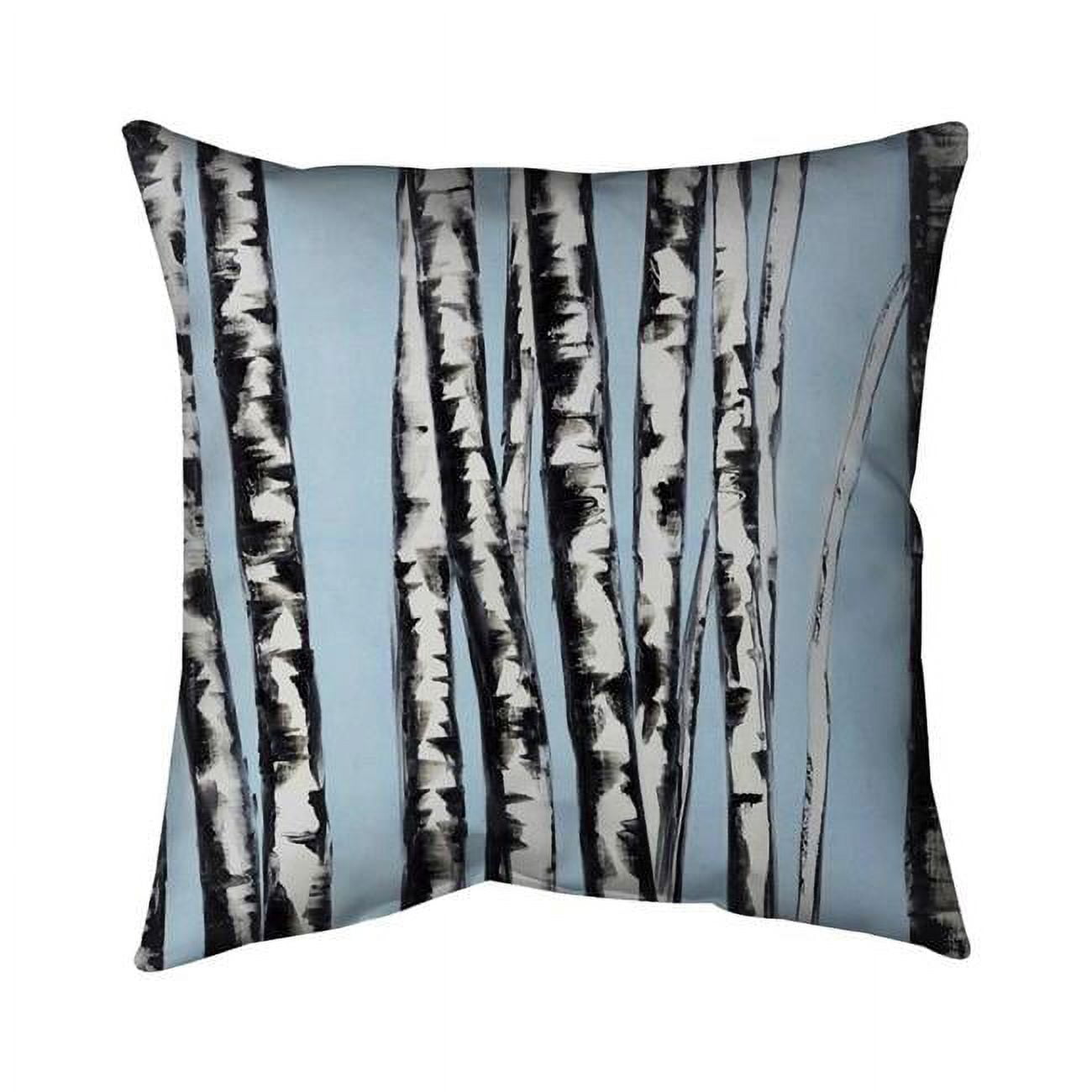 20 x 20 in. Pastel Birches-Double Sided Print Indoor Pillow