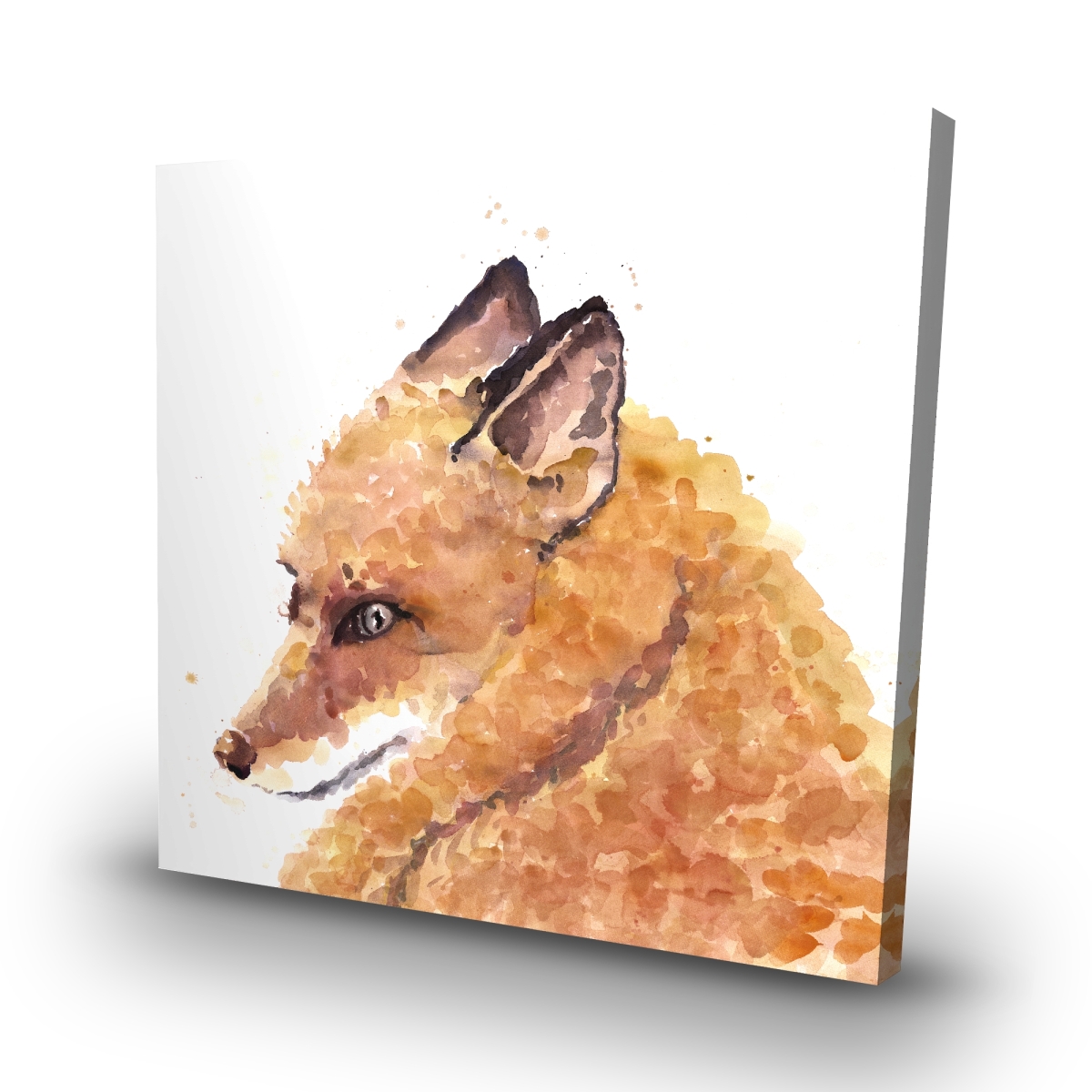 C1RC3232D0WTMP 32 x 32 in. Fox Wildlife Animals Canvas - Nature Home Decor Art