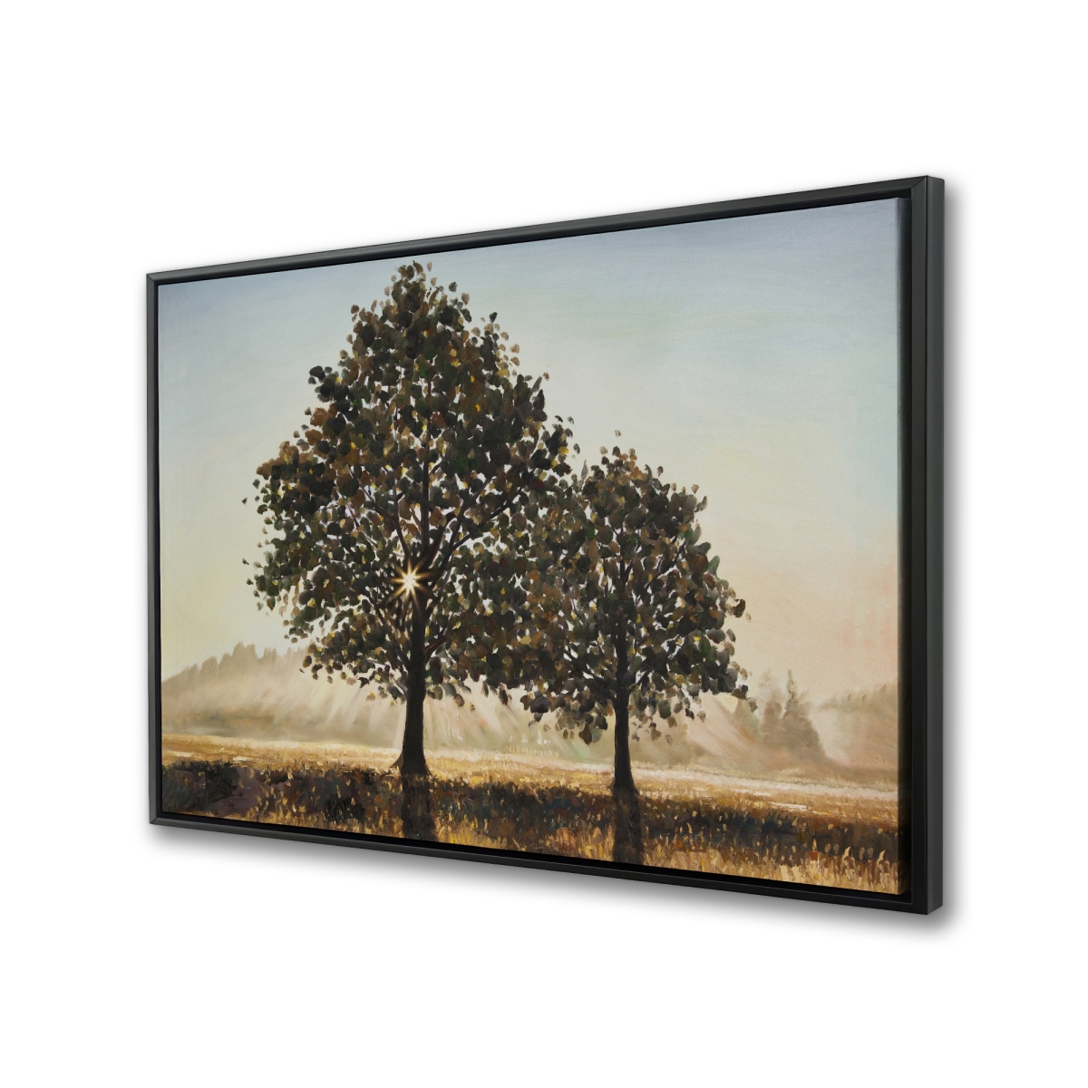 C1FC2436L7VI30 24 x 36 in. Trees in the Countryside - Rustic Framed Canvas Decor