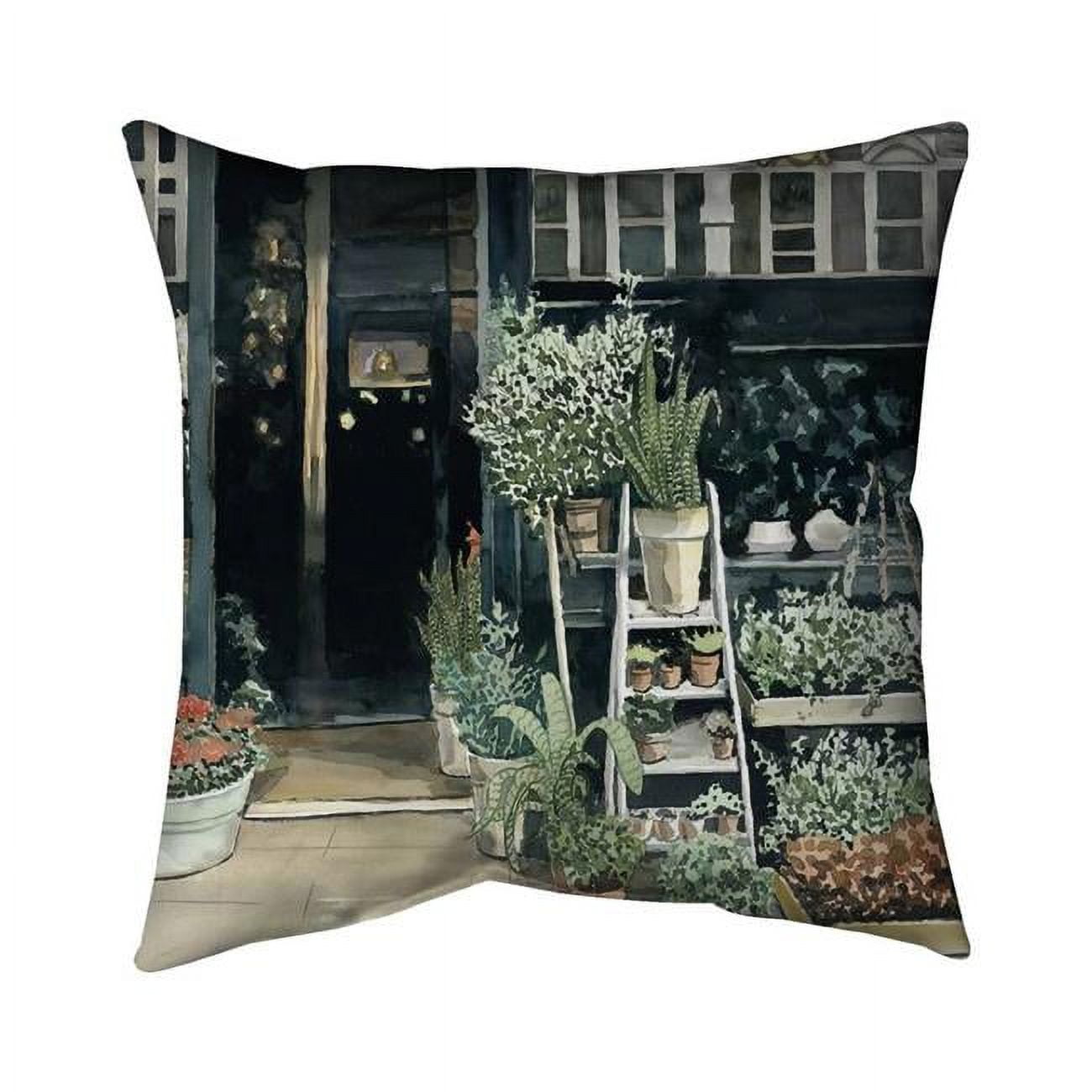 20 x 20 in. Plants Shop-Double Sided Print Indoor Pillow