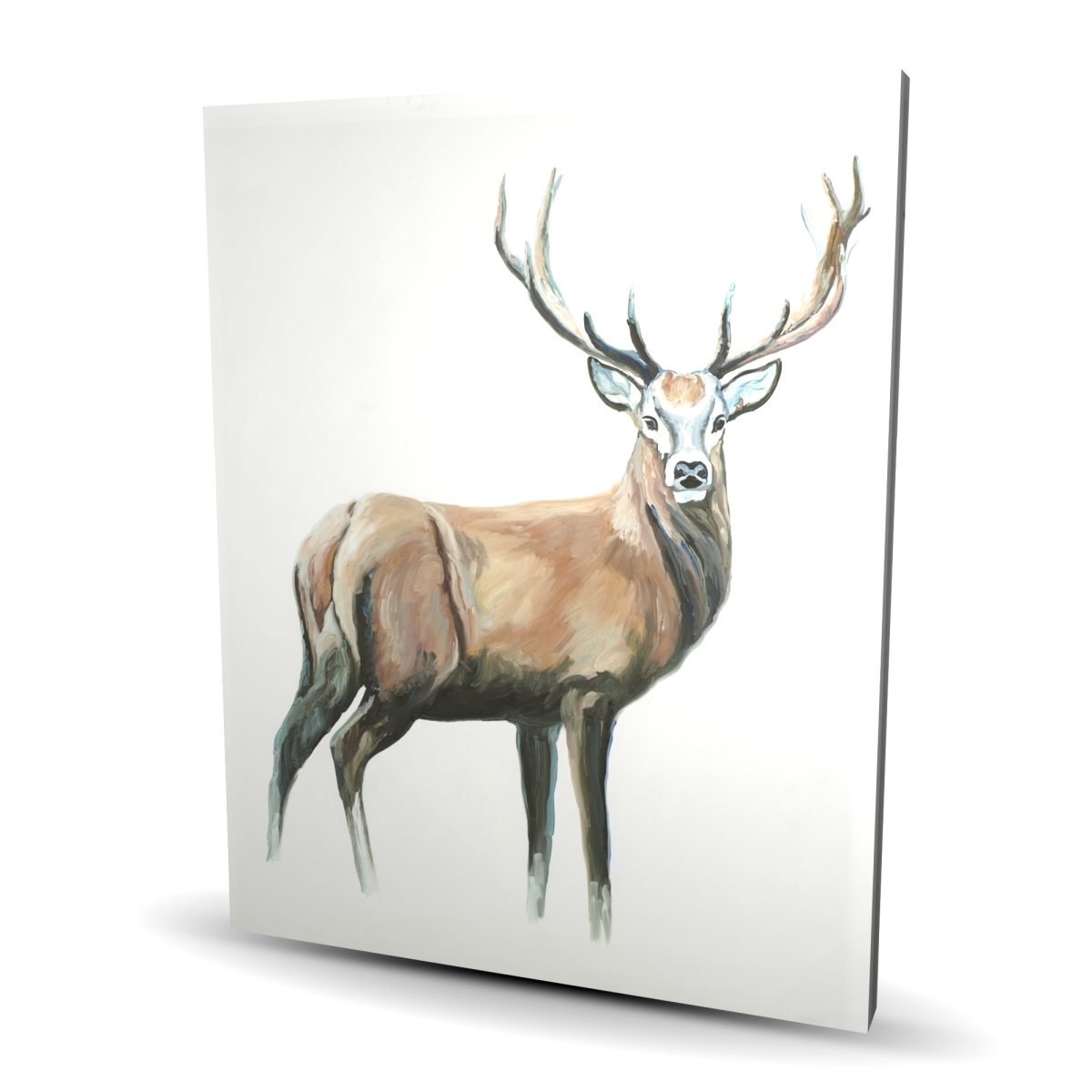 C1RC4860F4F99E 48 x 60 in. Deer Rustic Livingroom Canvas - Charming Home Decor Piece