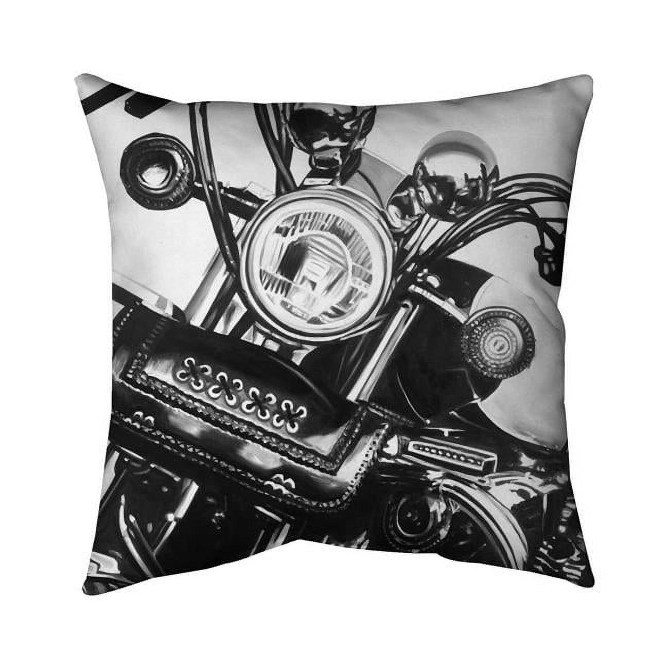 20 x 20 in. Realistic Motorcycle-Double Sided Print Indoor Pillow