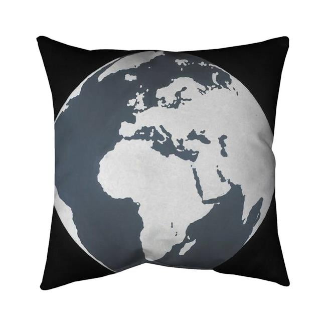 20 x 20 in. Earth-Double Sided Print Indoor Pillow