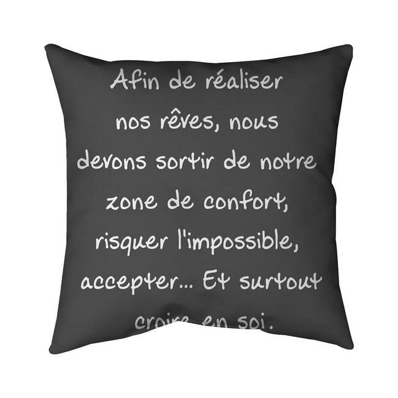 20 x 20 in. Make Our Dreams Come True-Double Sided Print Indoor Pillow