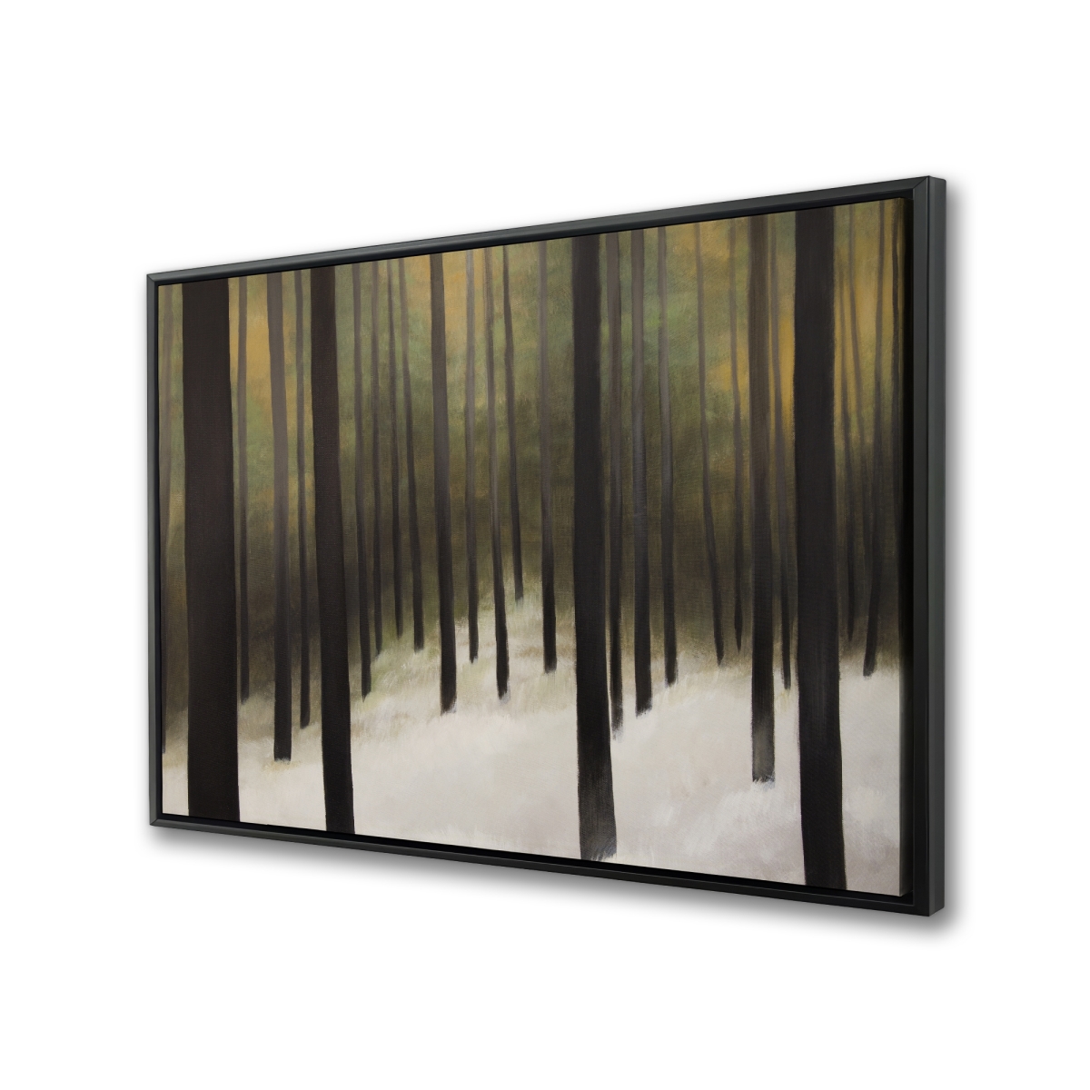 C1FC2436PIUA8S 24 x 36 in. Silent Forest - Holidays Trees Framed Canvas for Home Decor