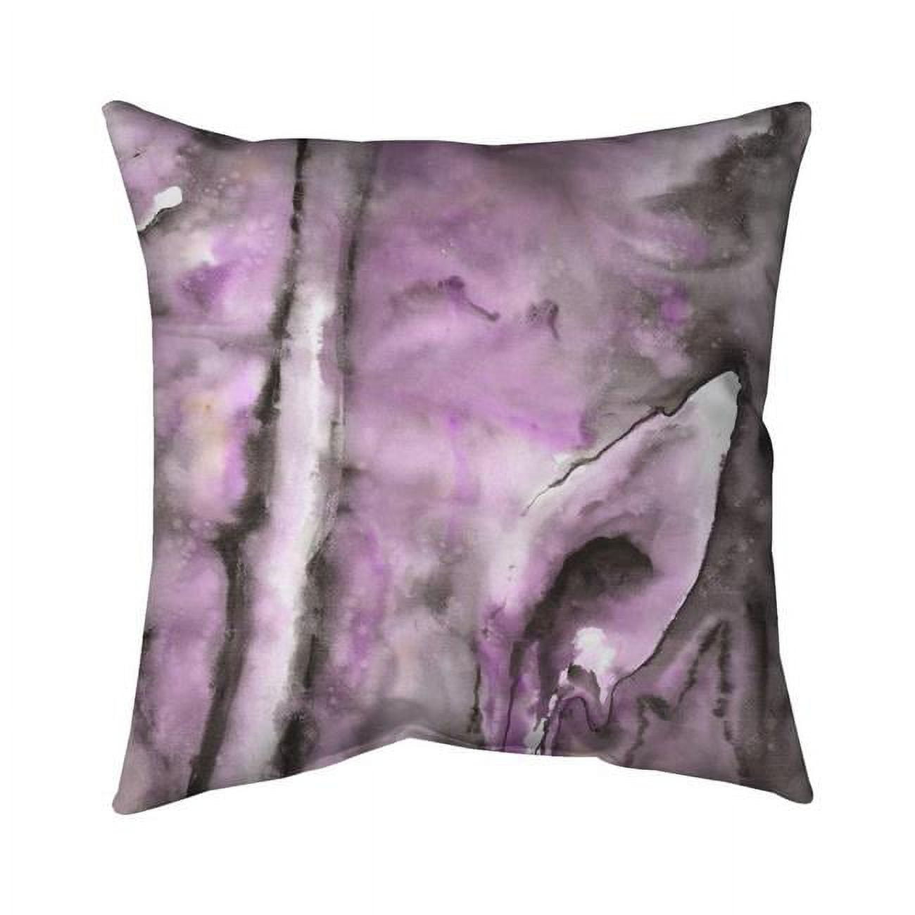 26 x 26 in. Purple-Double Sided Print Indoor Pillow