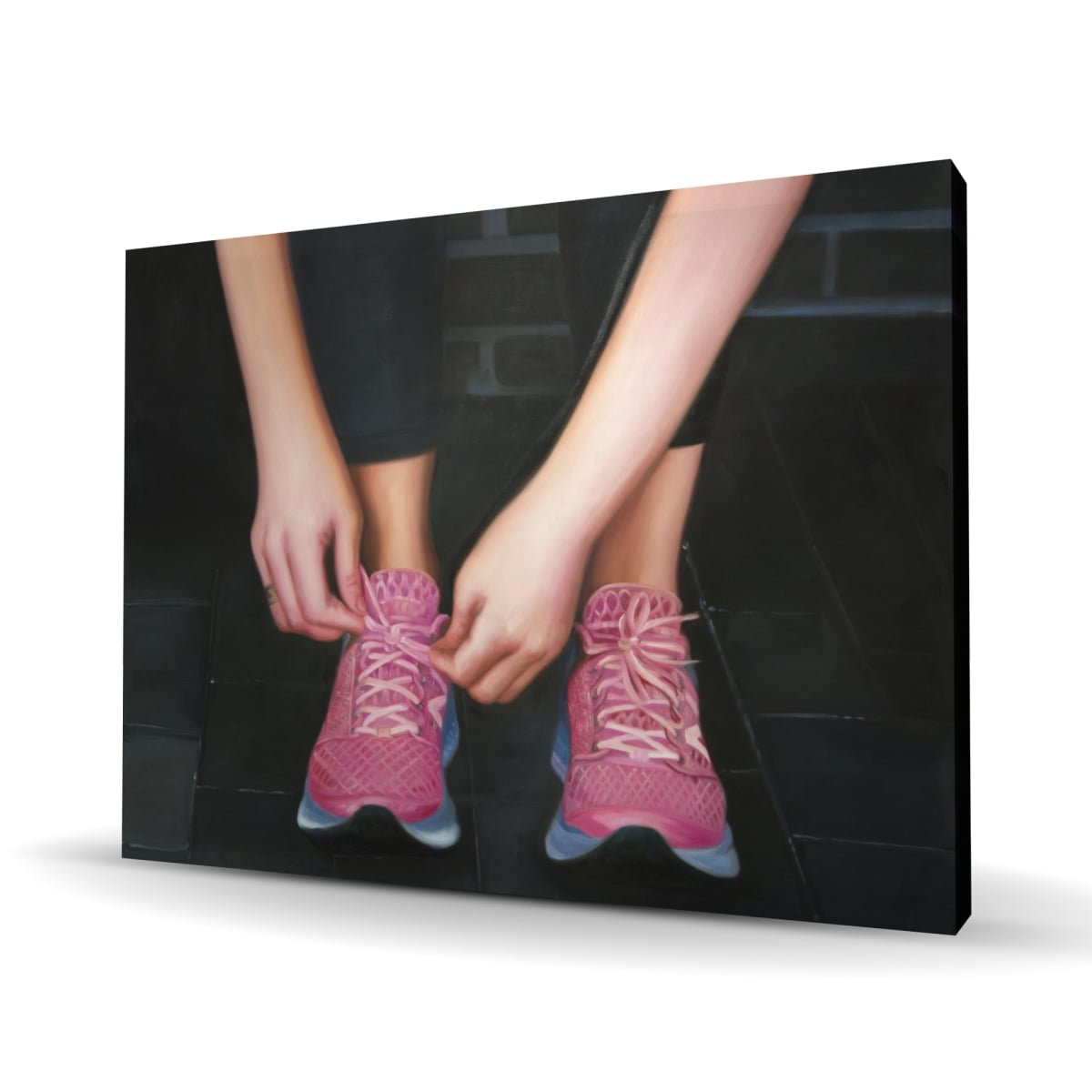 C1RC3648G09INE 36 x 48 in. Ready for the Race - Pink Canvas Home Decor for Sports Lovers