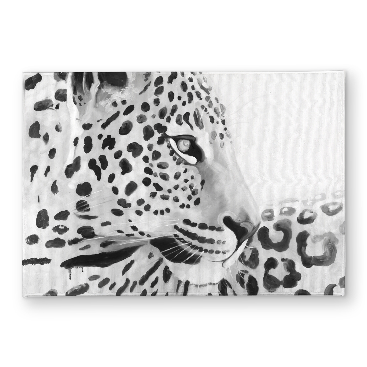 CODM17241ZFEUQ 17 x 24 in. Beautiful Leopard Hyperrealist Door Mat - Indoor Outdoor Decor