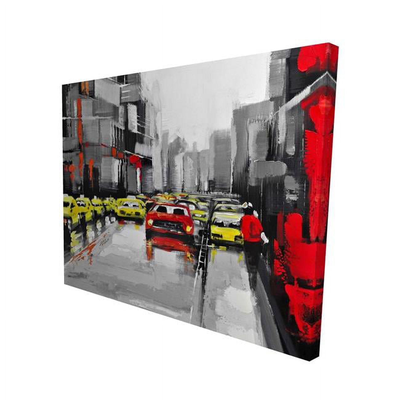 16 x 20 in. Abstract Traffic by A Rainy Day-Print on Canvas