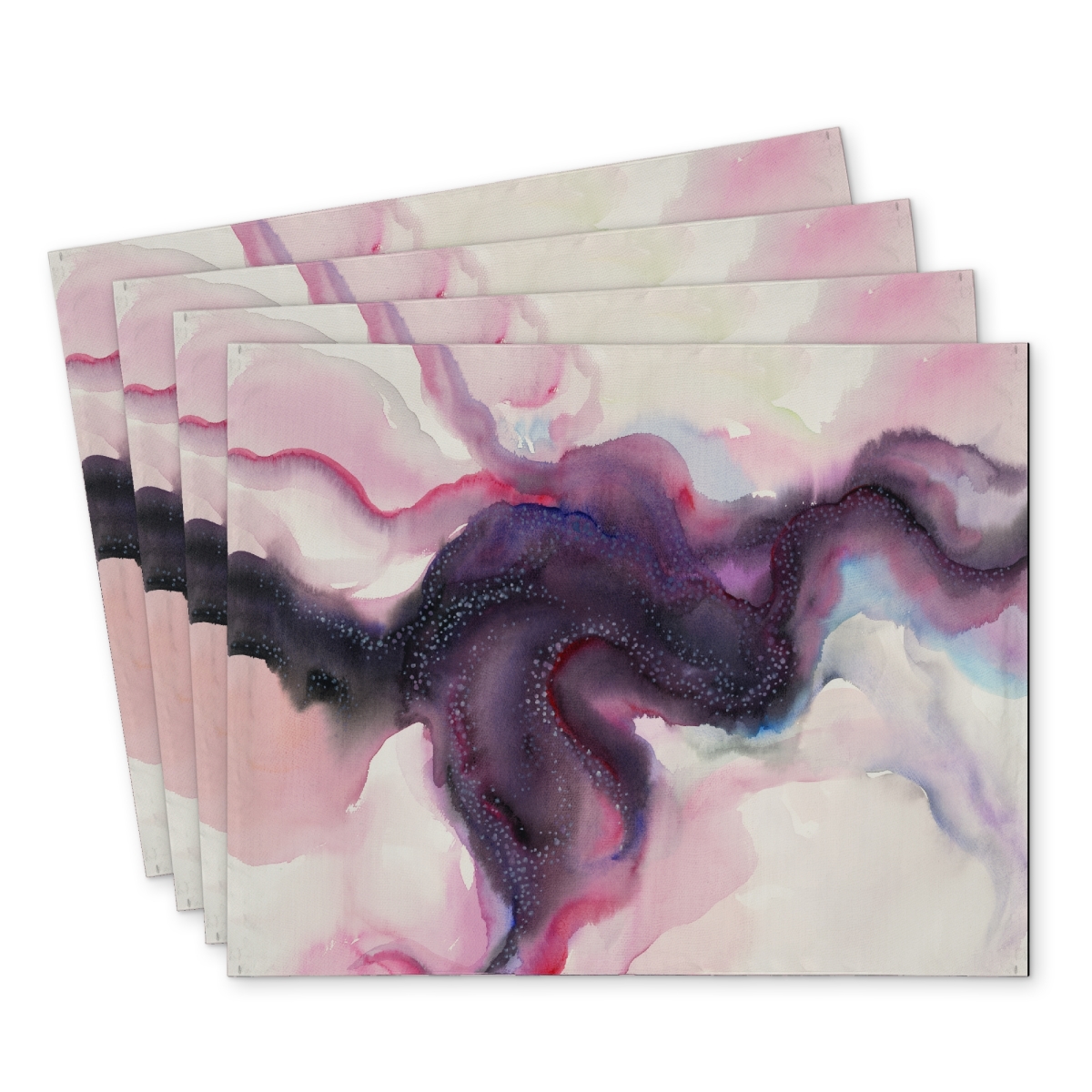 Picture of Begin Home Decor C4PP1418N8DG7H 14 x 18 in. Celestial Body Polyester Placemat - Stylish Home Decor - Set of 4