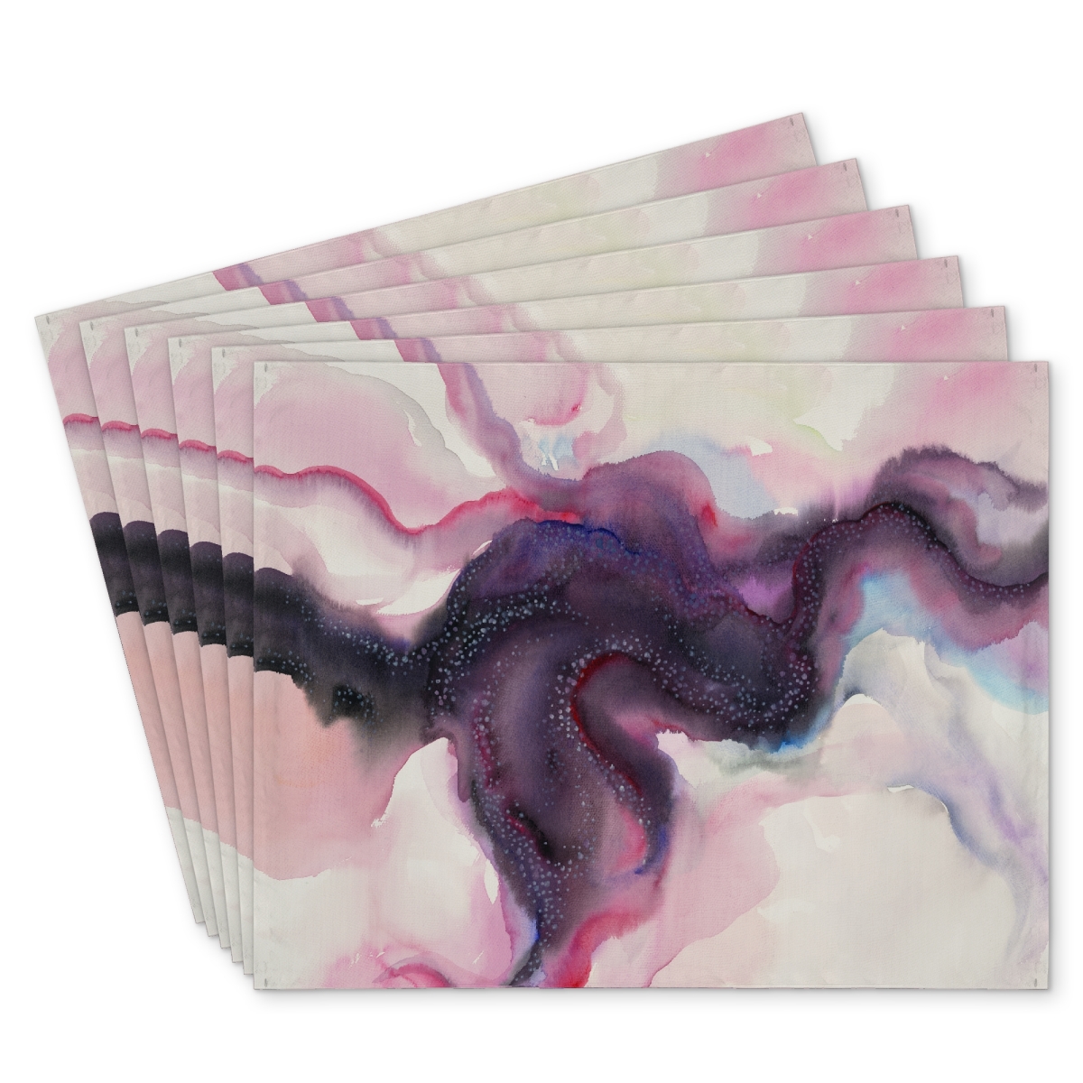 Picture of Begin Home Decor C6PP14180ZBSRV 14 x 18 in. Celestial Body Polyester Placemat - Stylish Home Decor - Set of 6
