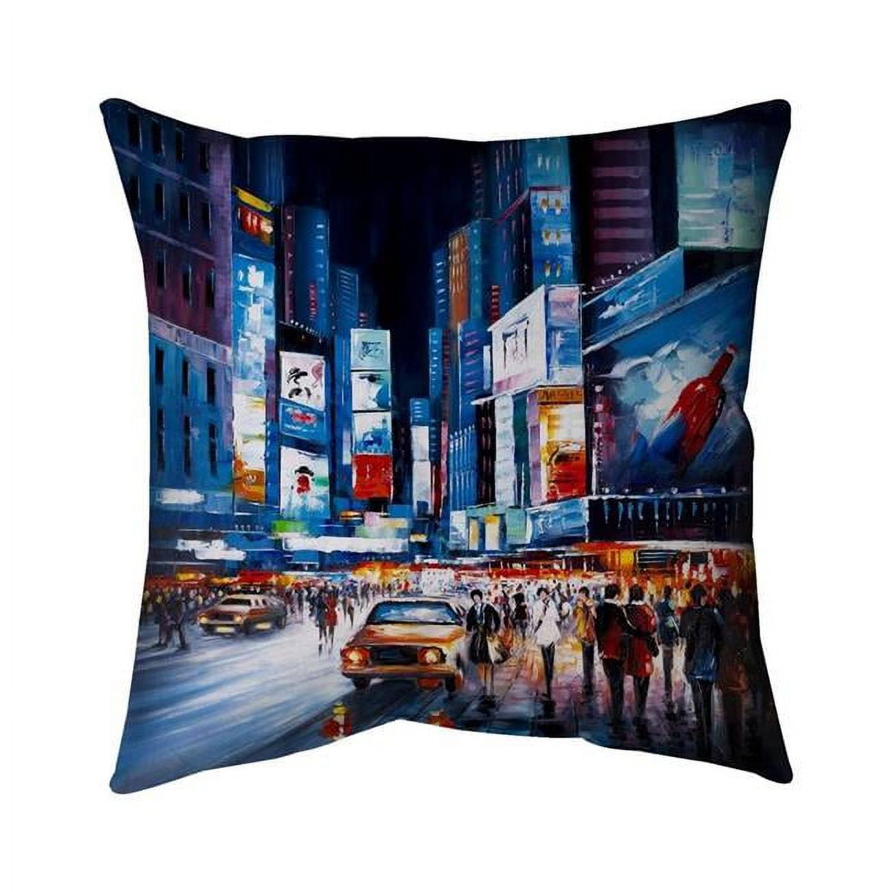 26 x 26 in. Times Square Perspective-Double Sided Print Indoor Pillow