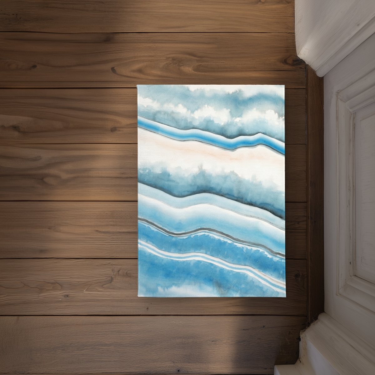CODM17243T4GLR 17 x 24 in. Textured Geode Door Mat - Illustrative Minerals for Home Decor