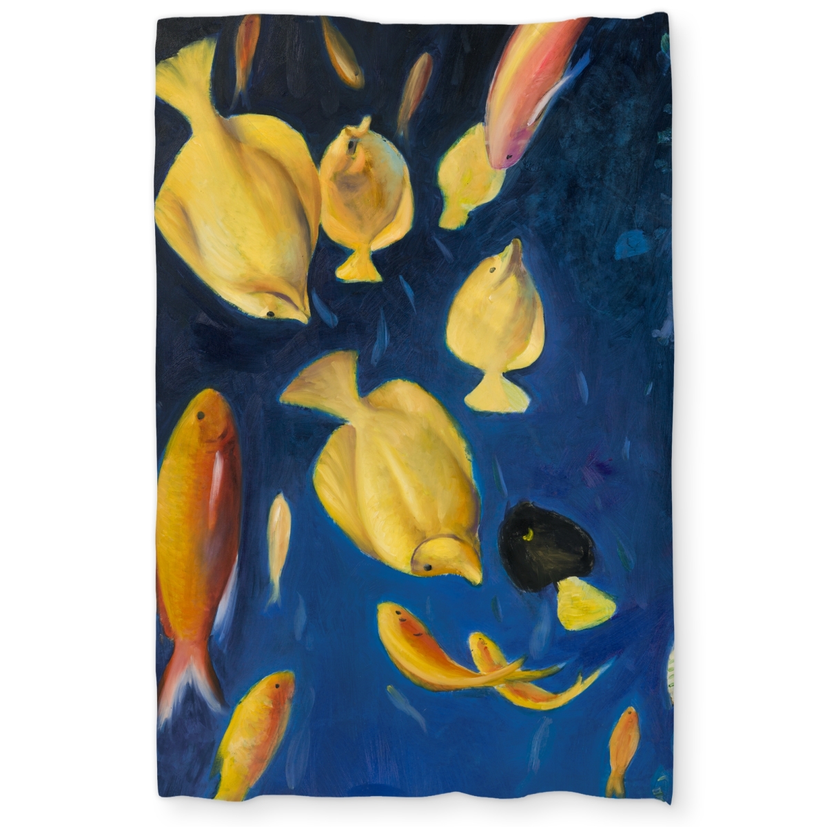 C1DCTXLWSLZXBL Twin Extra Long Fish Under the Sea Duvet Cover - Marine Animals Home Decor