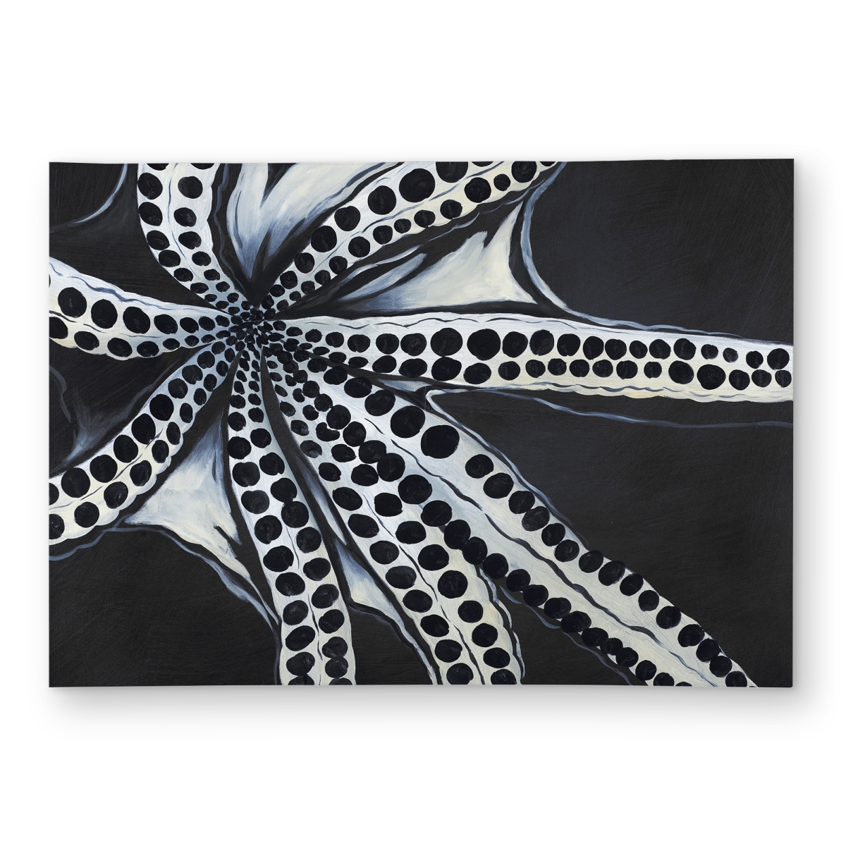 C1ROAR57S531LL 5 x 7 ft. Large Octopus Tentacle Outdoor Area Rug - Bathroom Blue Decor - Rectangle