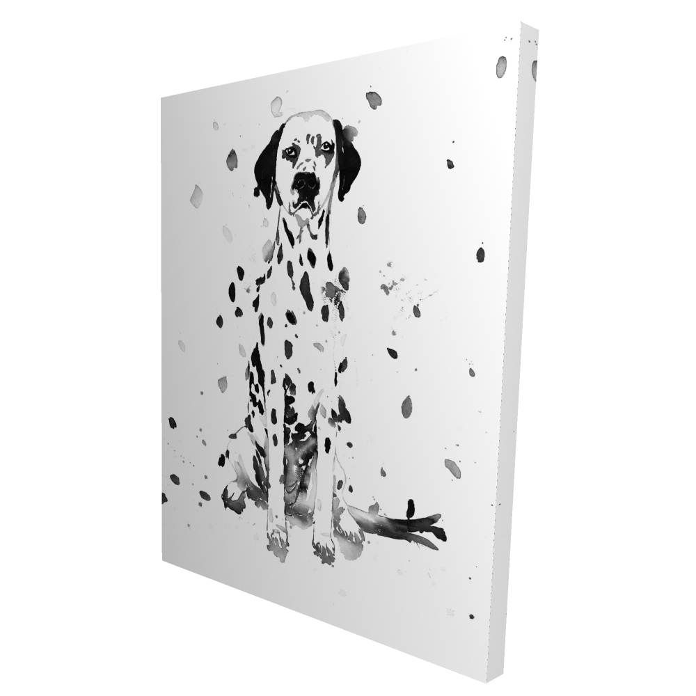 2080-4836-AN472 36 x 48 in. Dalmatian Dog Canvas Art - Bedroom Decor for Dog Lovers