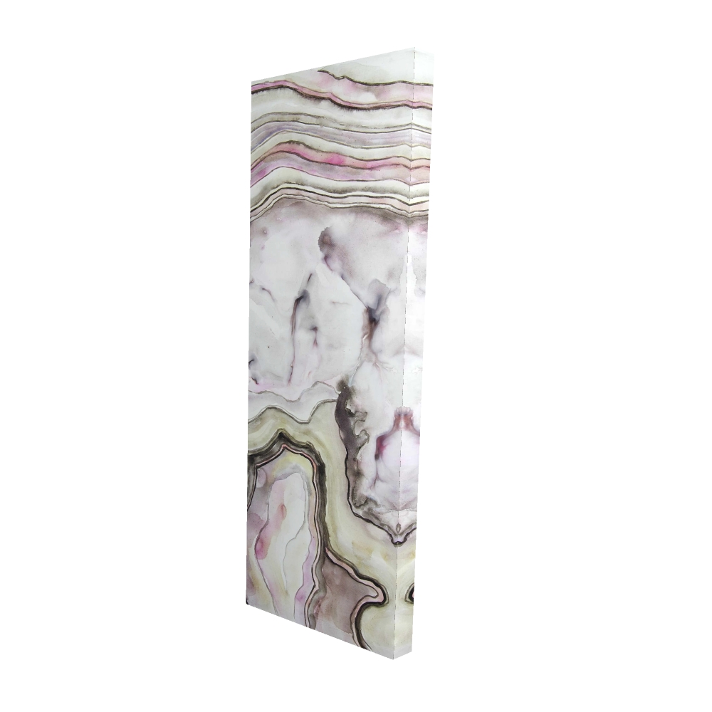 2080-6020-MN2 20 x 60 in. Agate - Abstract Minerals Canvas for Stylish Home Decor
