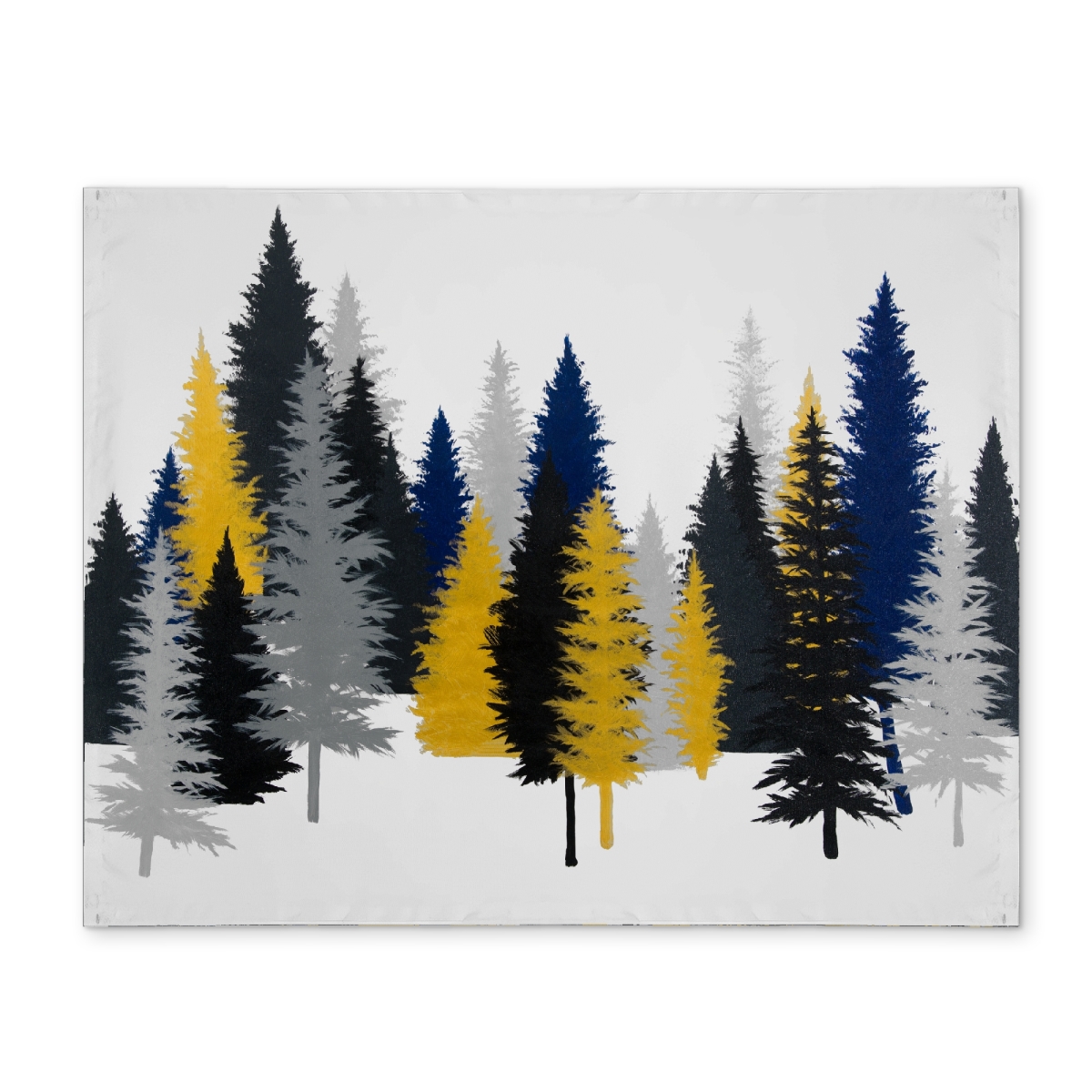 Picture of Begin Home Decor CPPM1418DNWUDD 14 x 18 in. Golden Fir Rustic Trees Holidays Polyester Placemat - Home Decor