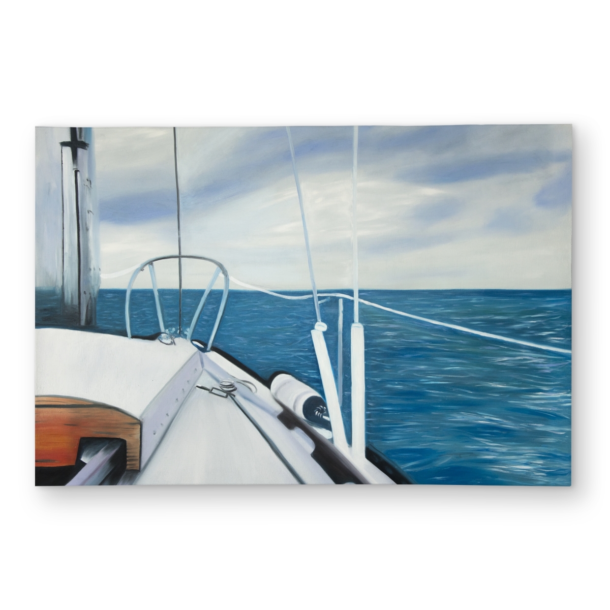 C1ROAR46DQCCXB 4 x 6 ft. Sail on the Water - Boat Coastal Outdoor Area Rug for Home Decor - Rectangle