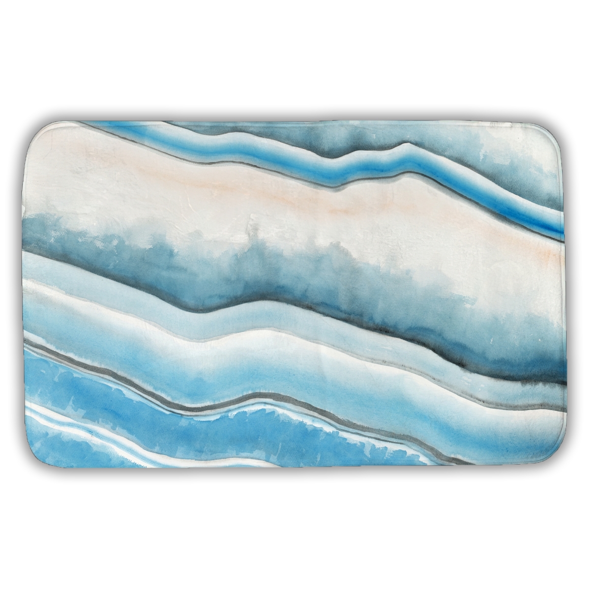 C1BM2134CZPJ4K 21 x 34 in. Textured Geode Bath Mat - Minerals Illustrative Home Decor