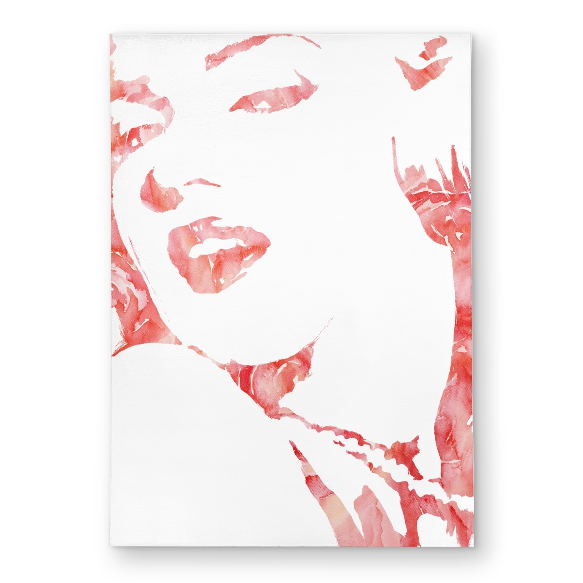 C1ROAR57BBZKOC 5 x 7 ft. Glamor Marilyn Monroe Bedroom Red Outdoor Area Rug - Home Decor - Rectangle