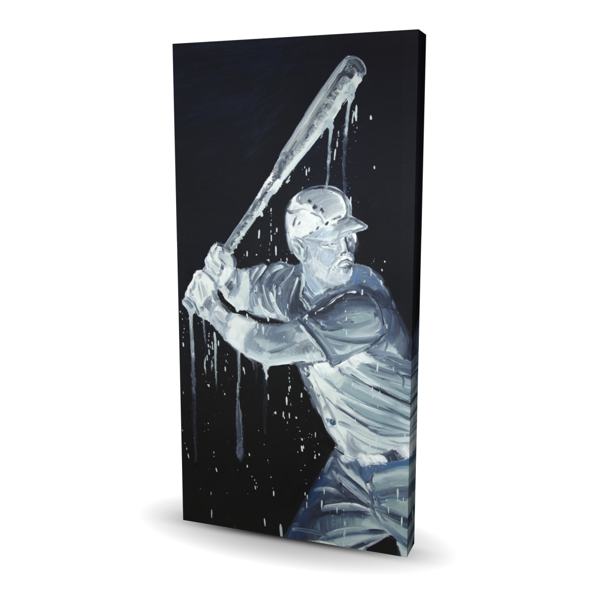 C1RC2448P8D3RL 24 x 48 in. Baseball Player - American Blue Canvas for Home Decor