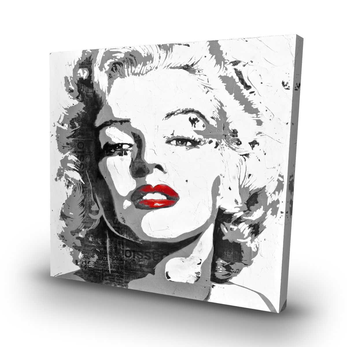 C1RC3232REXAOZ 32 x 32 in. Marilyn Monroe Office Retro Canvas - Home Decor Accent
