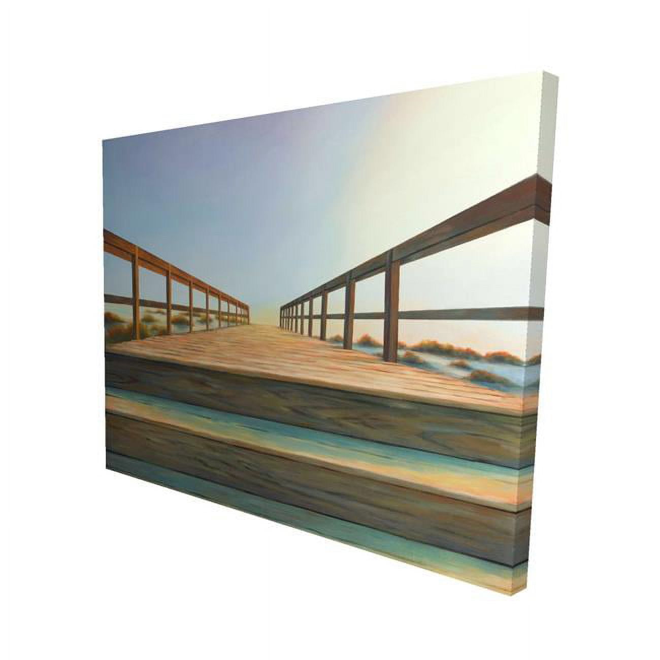 16 x 20 in. Footbridge-Print on Canvas
