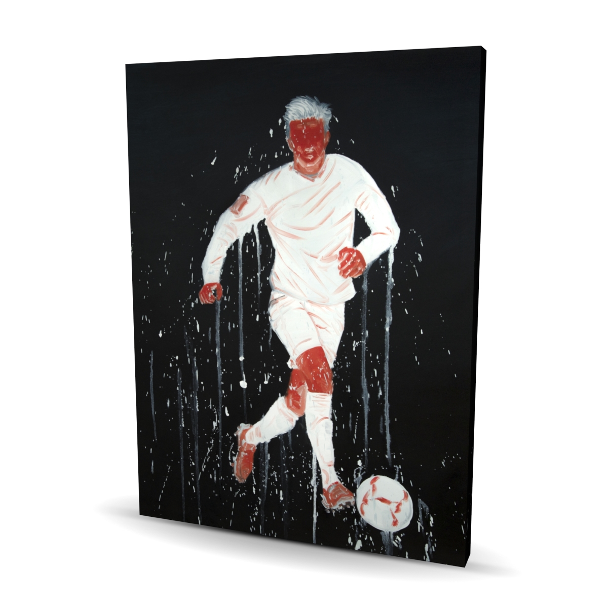 C1RC3648ZHO1W0 36 x 48 in. Soccer Player Man Cave Canvas Art for Home Decor