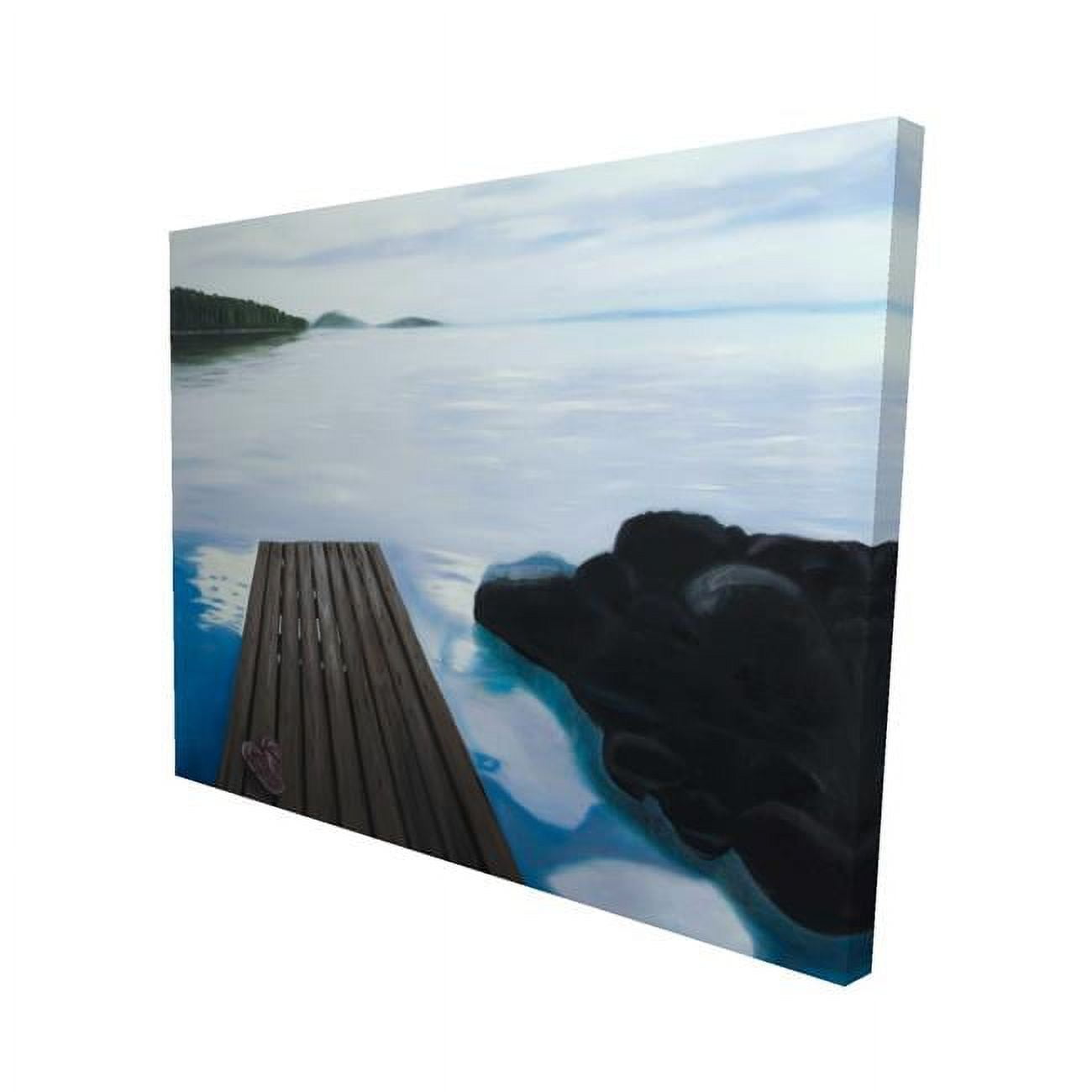 16 x 20 in. Evening on the Dock-Print on Canvas