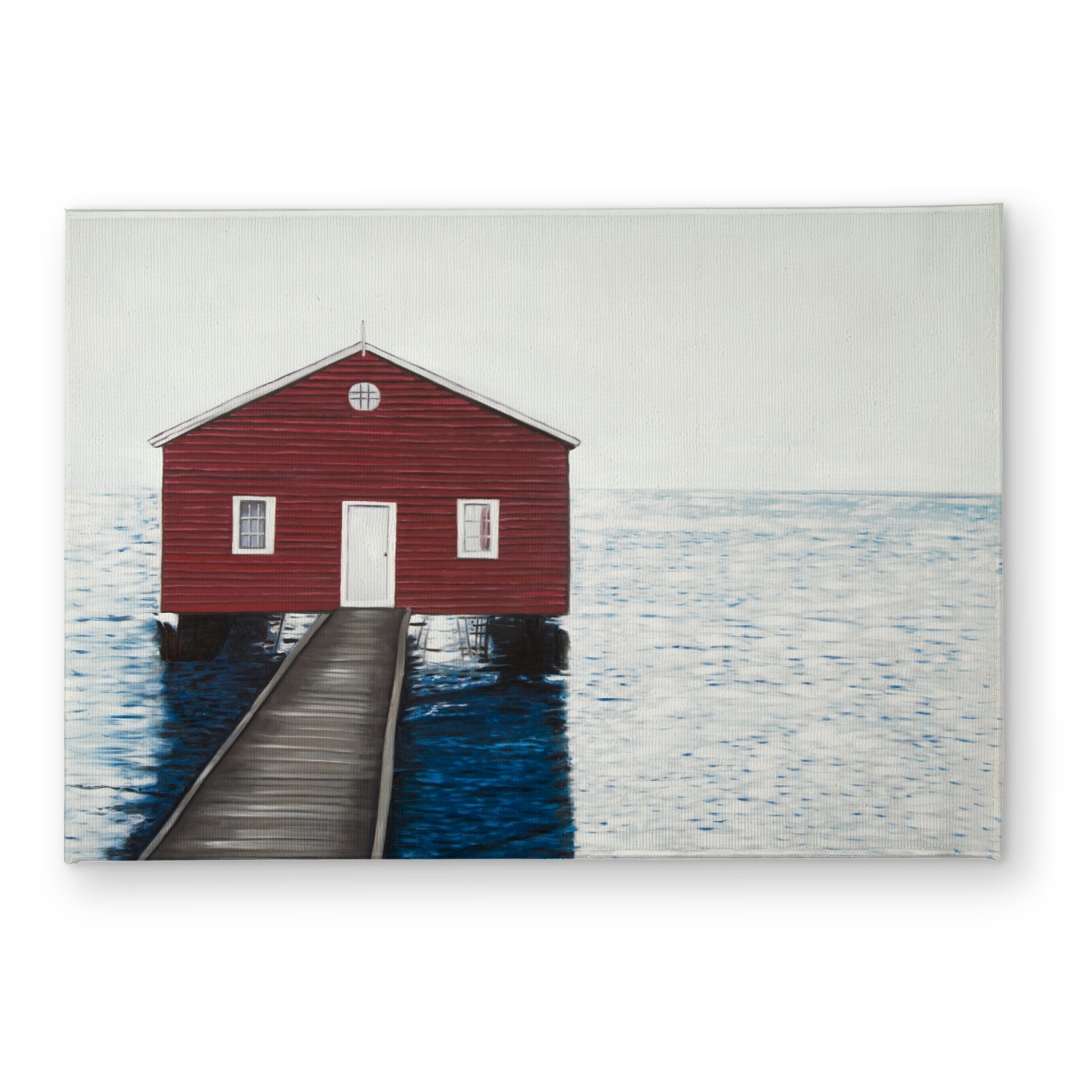 CODM17246QBIEA 17 x 24 in. Boathouse Coastal Building Indoor Outdoor Door Mat - Home Decor