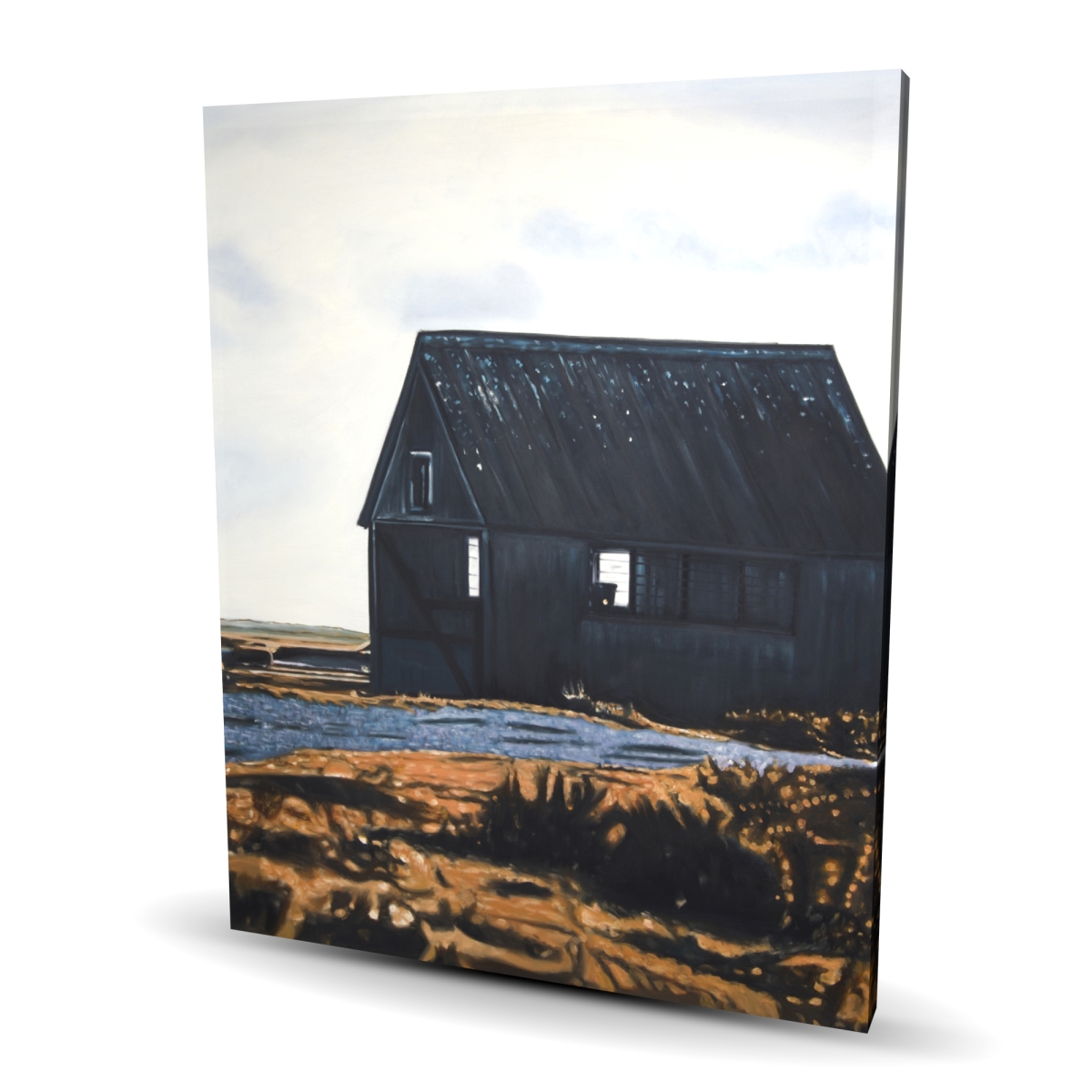 C1RC4860YL3XK4 48 x 60 in. Abandoned Barn - Still Life Office Canvas for Home Decor