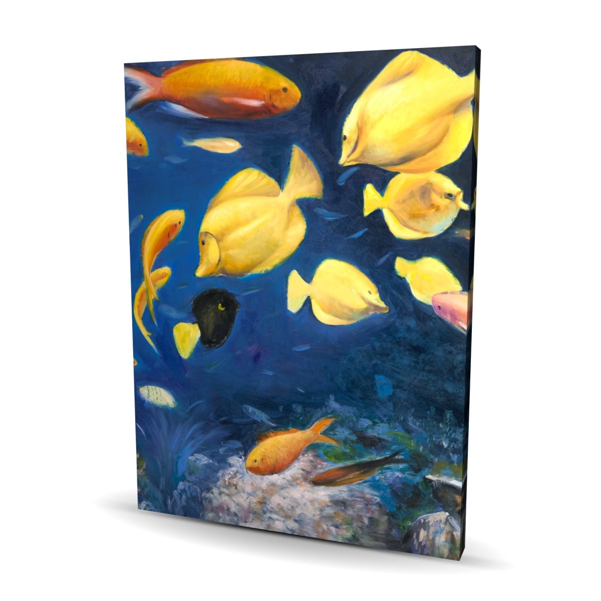 C1RC3648HMUXUA 36 x 48 in. Fish Under the Sea - Sea Livingroom Canvas for Home Decor