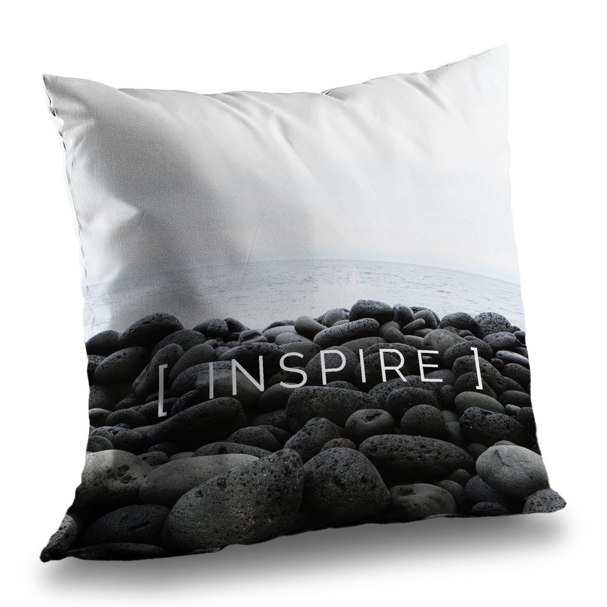 C1PT26266YS1FC 26 x 26 in. Inspire White Poly Twill Throw Pillow Insert for Home Decor
