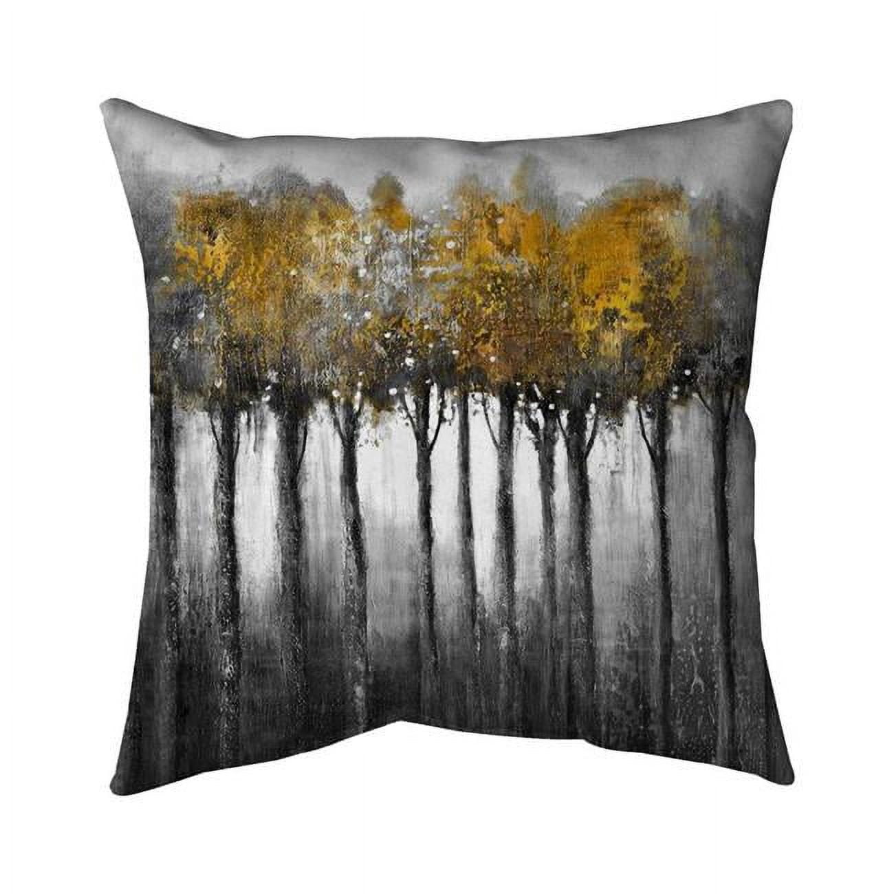 18 x 18 in. Illuminated Forest-Double Sided Print Indoor Pillow
