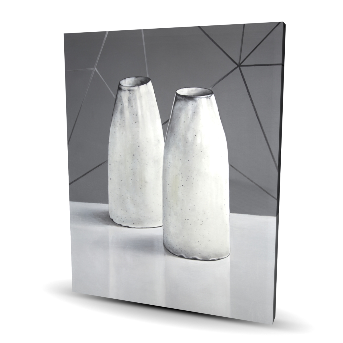 C1RC486090KVJ5 48 x 60 in. Vases - Monochrome Object Canvas for Stylish Home Decor