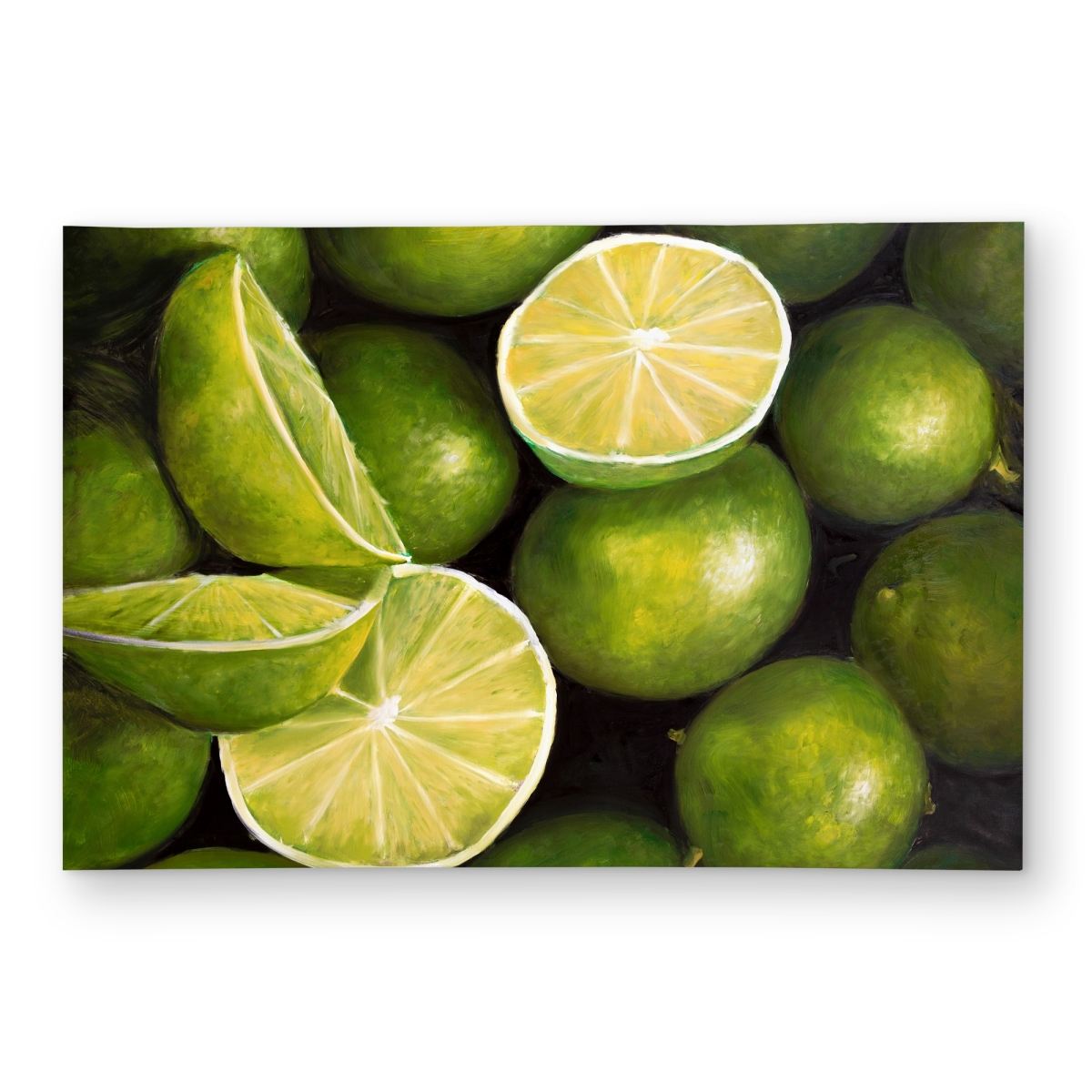 C1ROAR2362JW3E 2 x 3 ft. Basket of Limes Rug - Still Life Hyperrealist Outdoor Decor - Rectangle