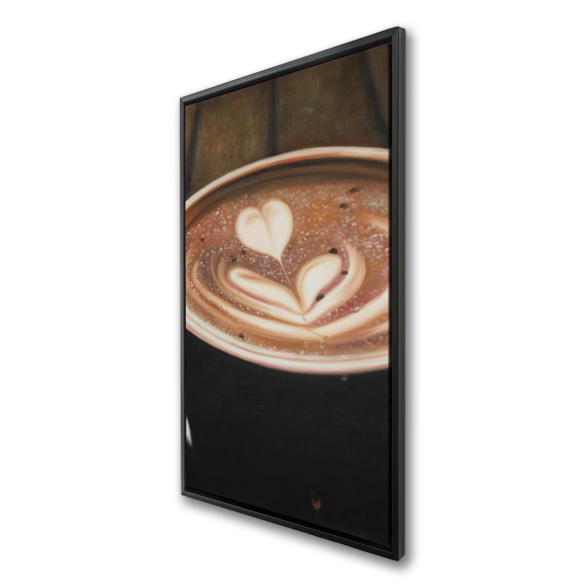 C1FC2448W53CGR 24 x 48 in. Artistic Cappuccino - Kitchen Beige Framed Canvas Decor