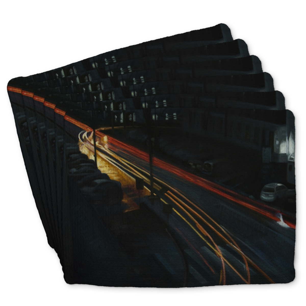 Picture of Begin Home Decor C6BP1418Q34VY3 14 x 18 in. Downtown Braided Polyester Placemat - Stylish Home Decor - Set of 6