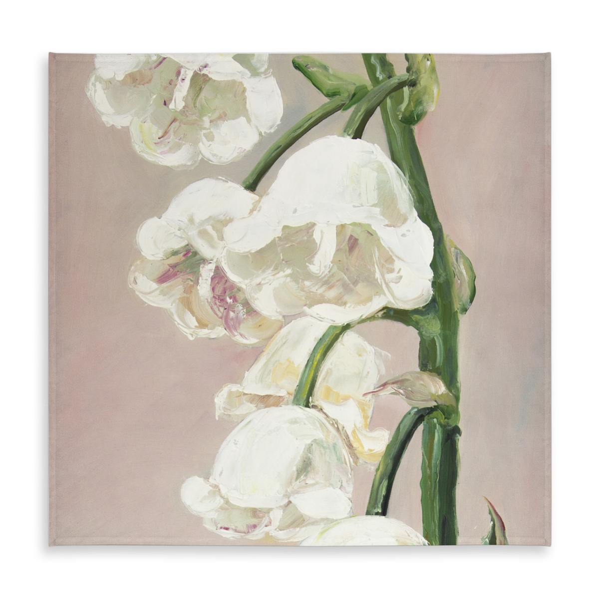 Picture of Begin Home Decor C1TC5858ES6N16 58 x 58 in. Lily of the Valley Floral Tablecloth - Indoor & Outdoor Decor